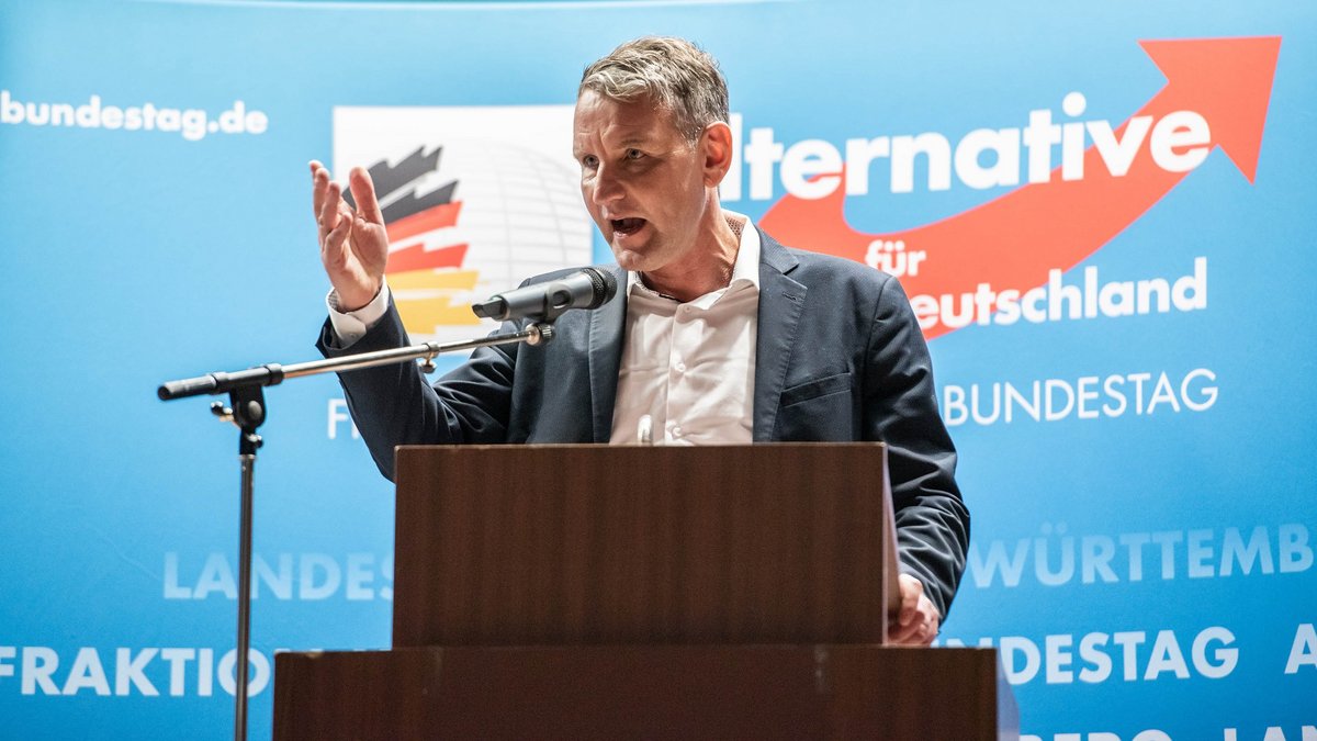 Der Vorsitzende der AfD Thüringen: Faschist Björn Höcke. Foto: Jens Volle