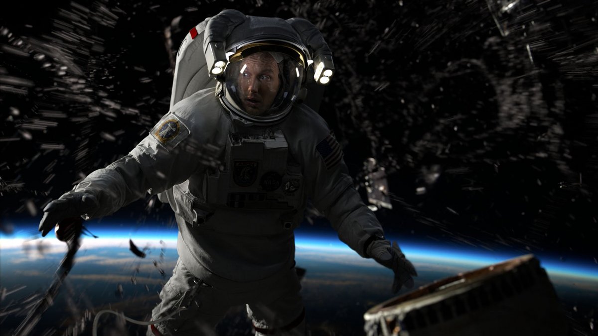 Wieder einmal verlieren die Akteure die Bodenhaftung – hier Patrick Wilson als Nasa-Astronaut Brian Harper. Filmstills: Leonine Filmverleih