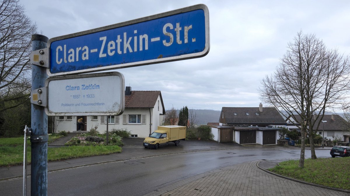 Der in Tübingen umstrittene Straßenname ziert dort eine 150 Meter lange Sackgasse. Foto: Joachim E. Röttgers